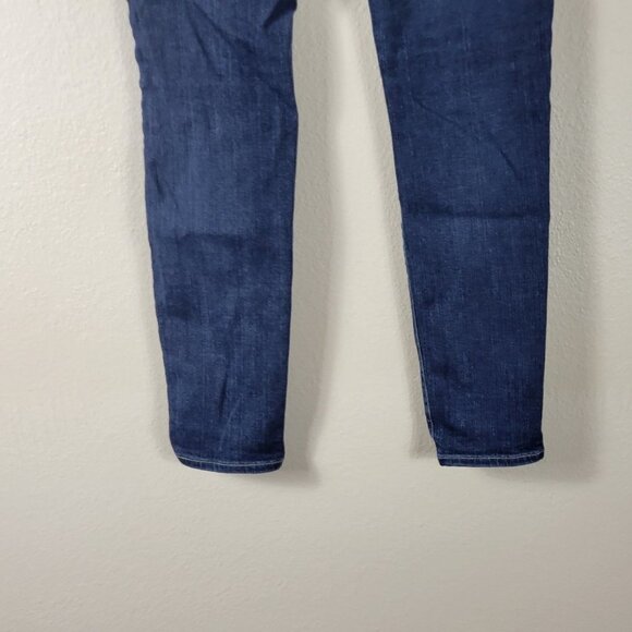 Paige Hoxton Ankle Skinny Jeans - Medium Dark Rinse Wash Denim Size 25 - Picture 7 of 14